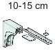 stěnová kozolka 10 - 15 cm